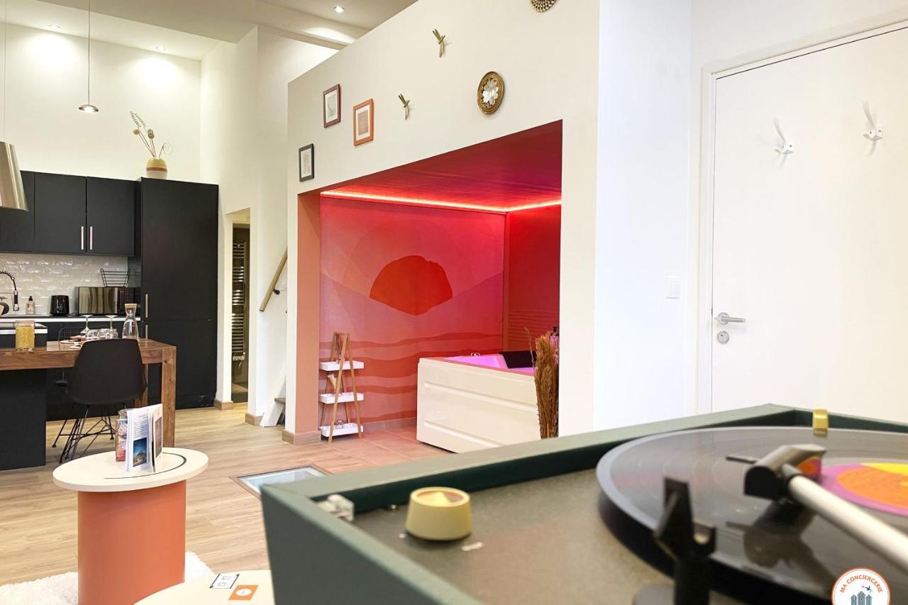 L'Orient-Express - Jacuzzi Spa - Parking - Loft 勒阿弗尔 外观 照片