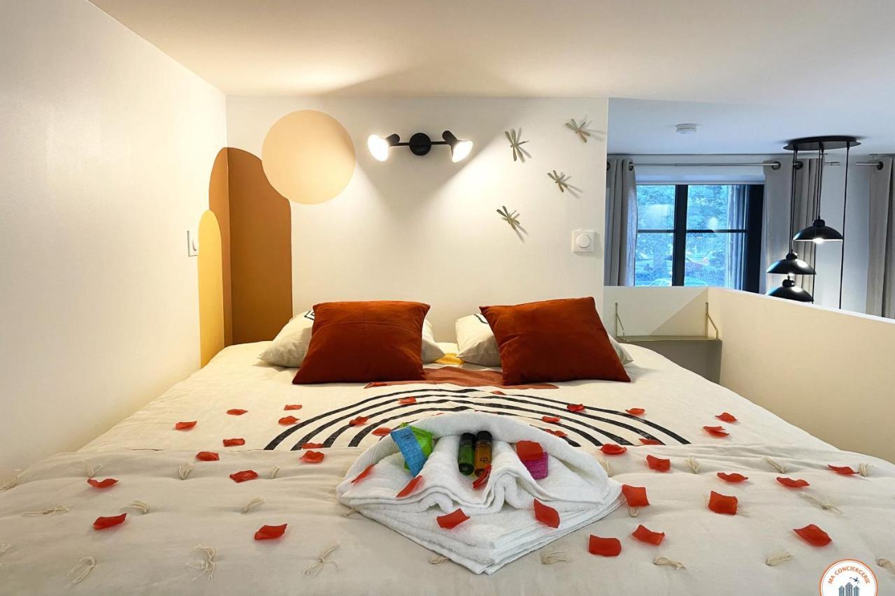 L'Orient-Express - Jacuzzi Spa - Parking - Loft 勒阿弗尔 外观 照片