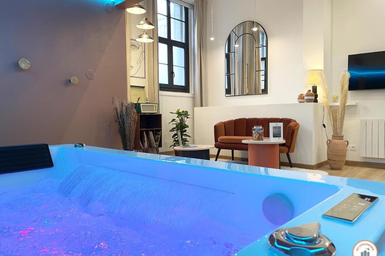 L'Orient-Express - Jacuzzi Spa - Parking - Loft 勒阿弗尔 外观 照片