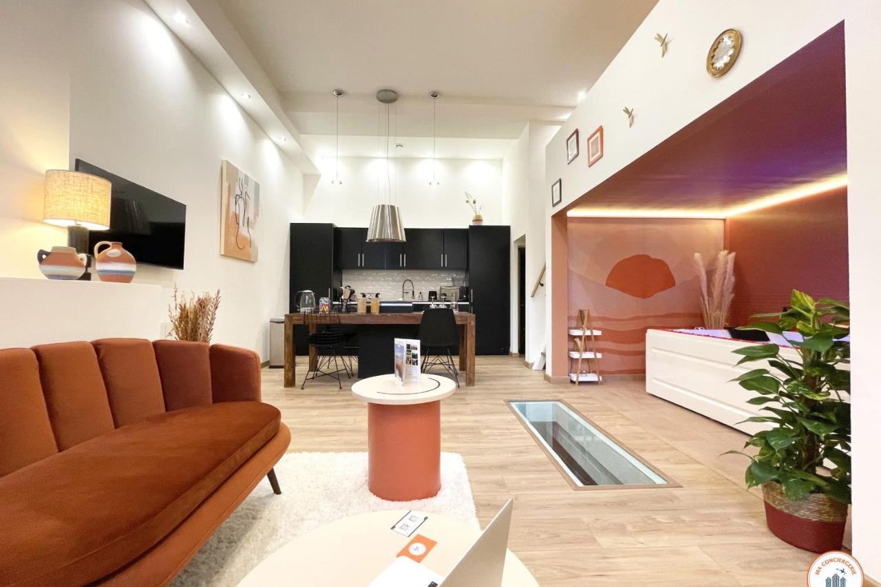 L'Orient-Express - Jacuzzi Spa - Parking - Loft 勒阿弗尔 外观 照片