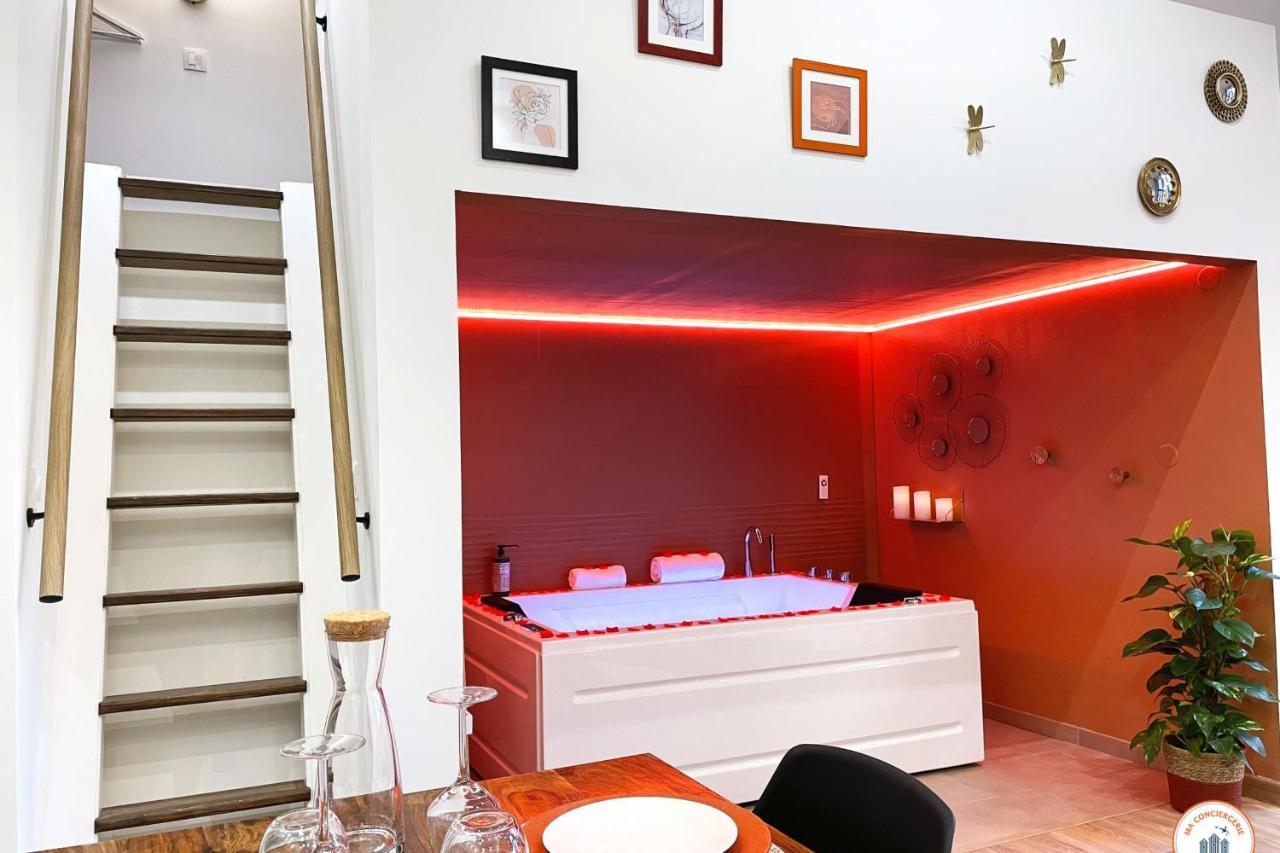 L'Orient-Express - Jacuzzi Spa - Parking - Loft 勒阿弗尔 外观 照片