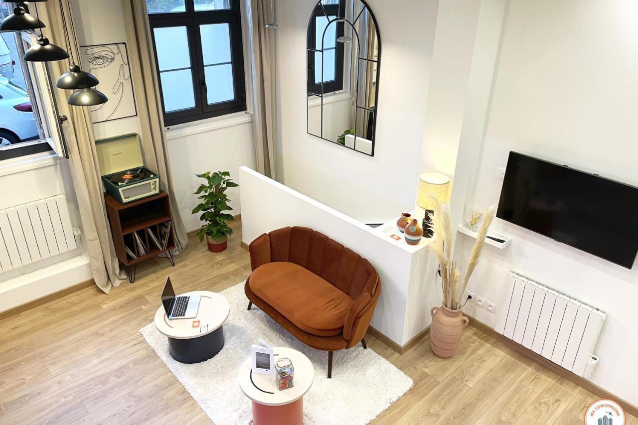 L'Orient-Express - Jacuzzi Spa - Parking - Loft 勒阿弗尔 外观 照片